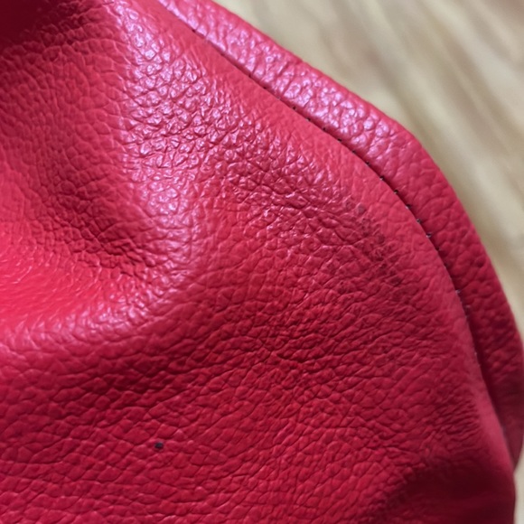 JM New York red leather tote - Picture 7 of 11
